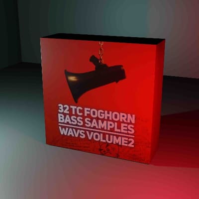 32 TC Foghorn Bass Samples in WAV format Volume2 in F cover